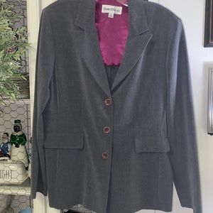 Vintage Danny & Nicole Gray Blazer Jacket